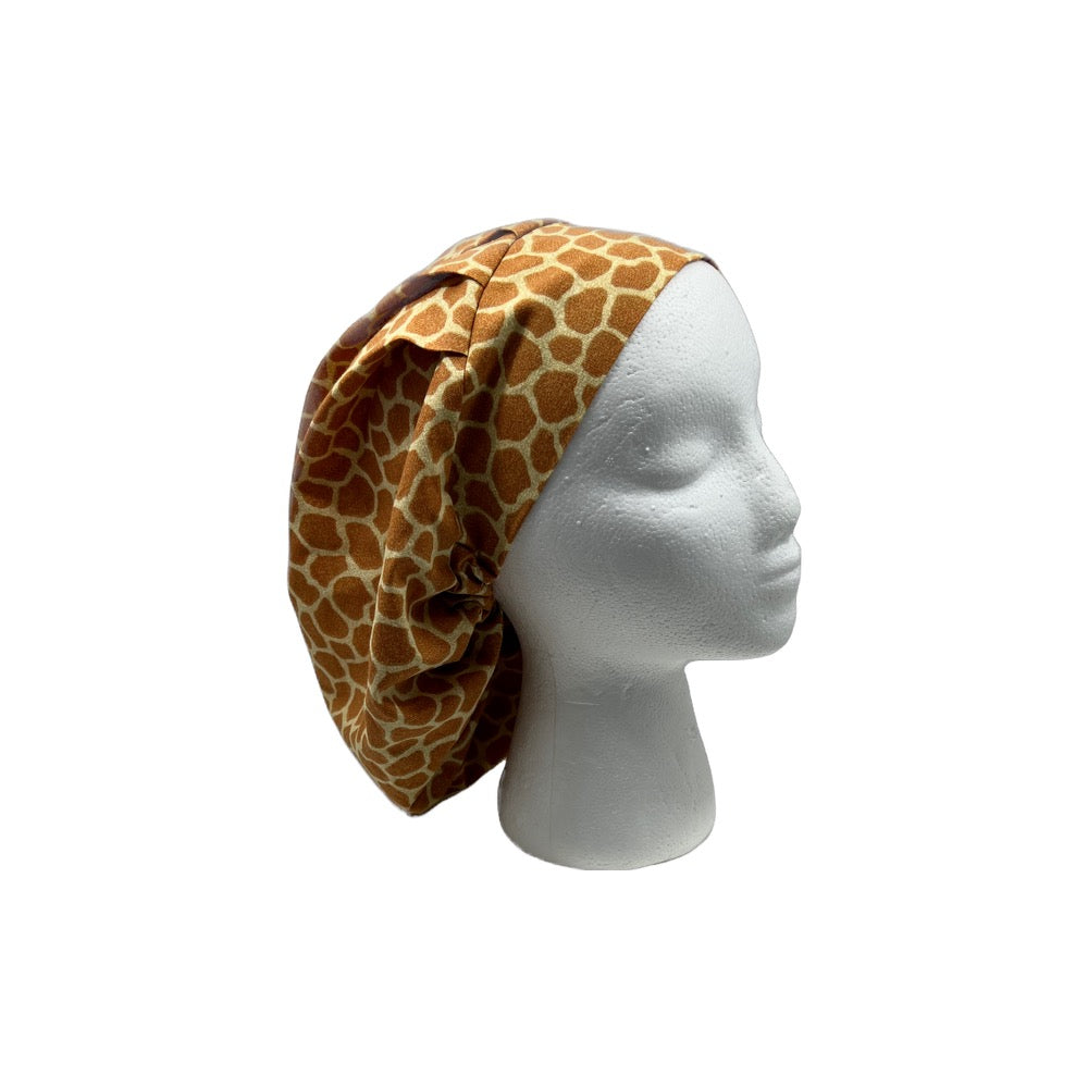 Giraffe Print Bonnet