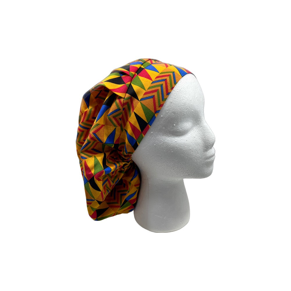Multi-color Kente Bonnet