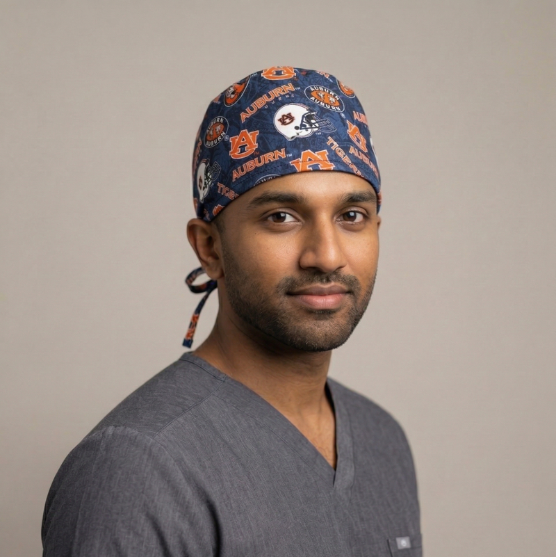 Auburn surgical cap