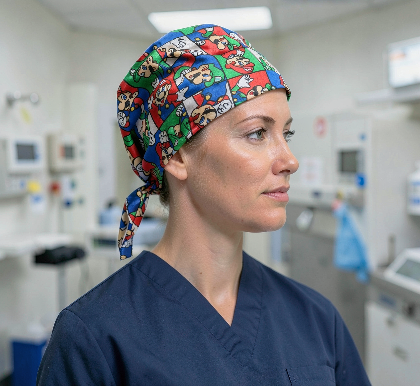 Mario Kart Surgical Cap