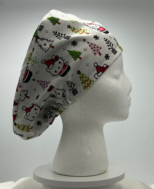 Kitty White Christmas European Cap