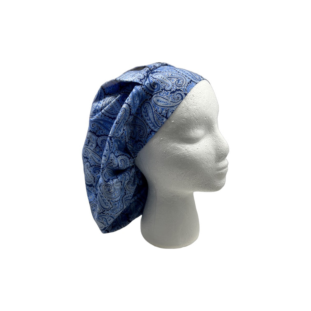 Blue Paisley Bonnet