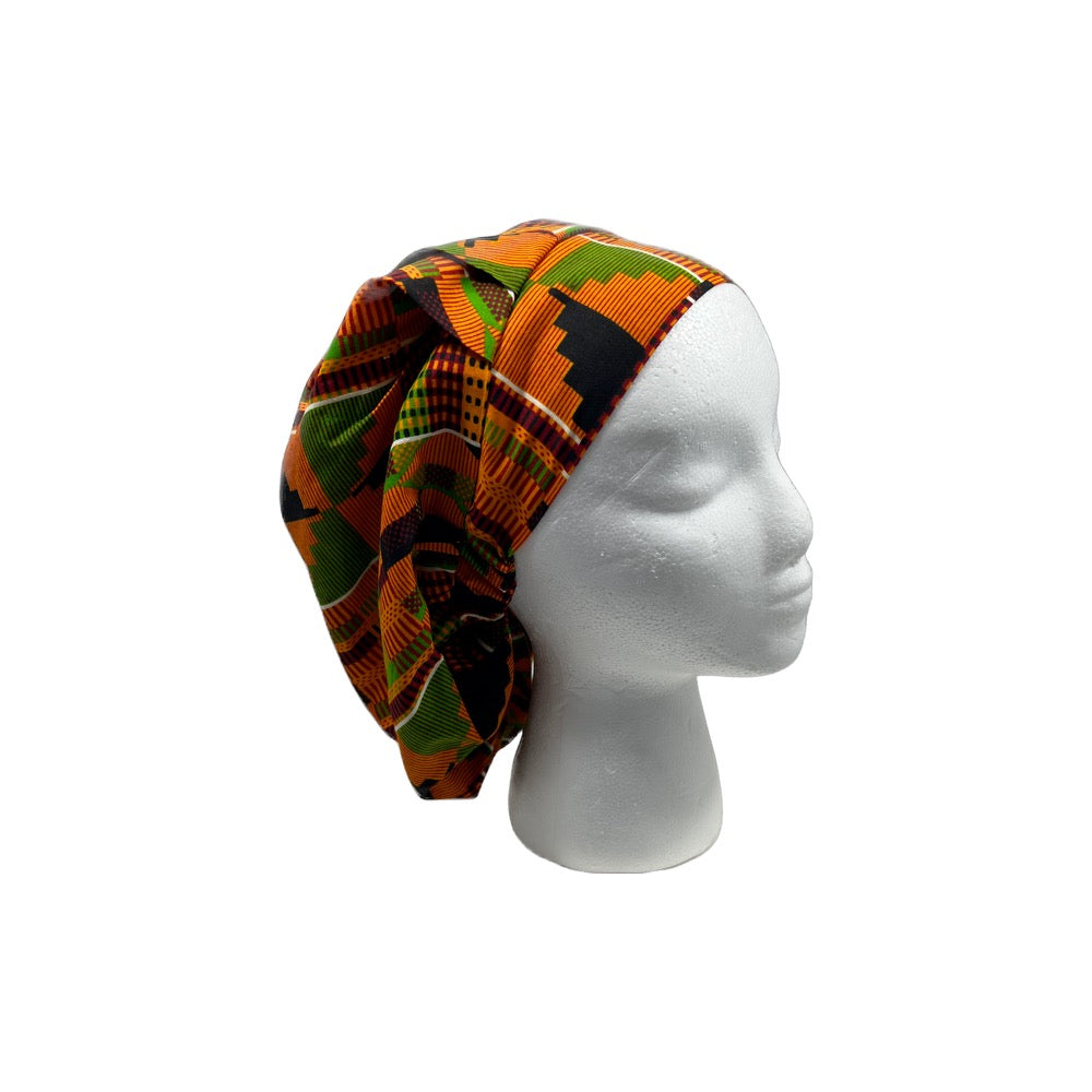 Kente Cloth Bonnet