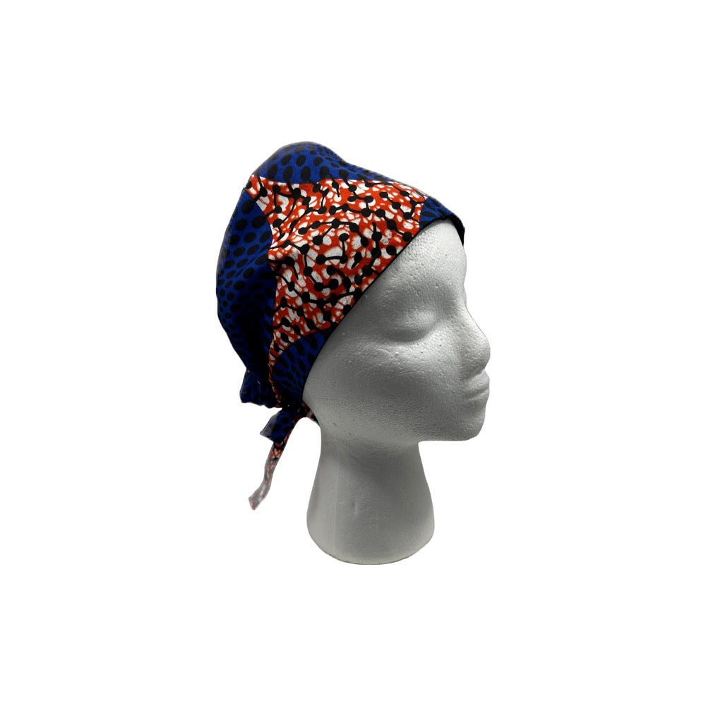 Circle Ankara Surgical Cap