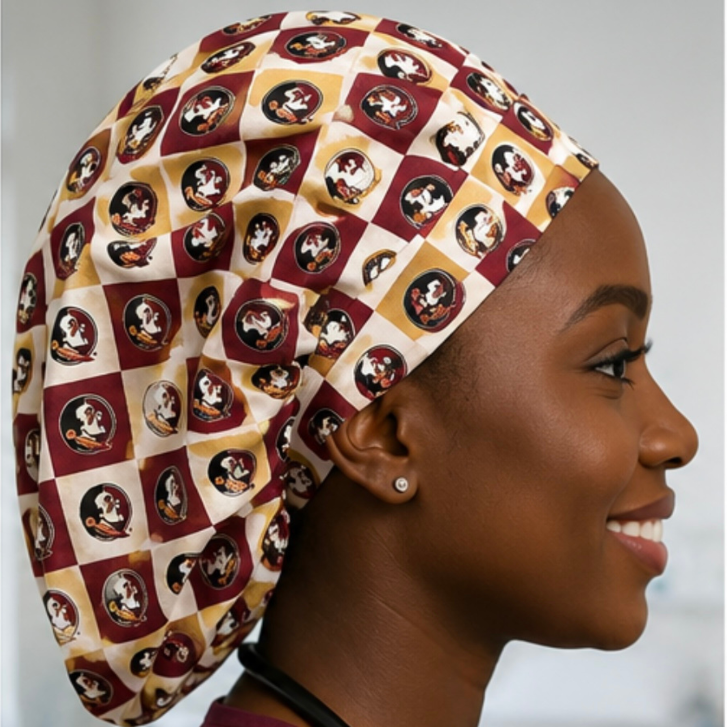 FSU Tiny Checkered Bonnet