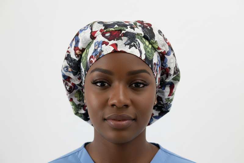 Marvel Bonnet - Black Model Front Cropped