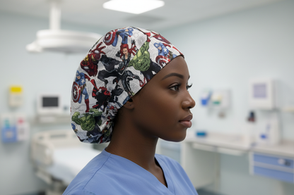 Marvel Bonnet - Black Model Side
